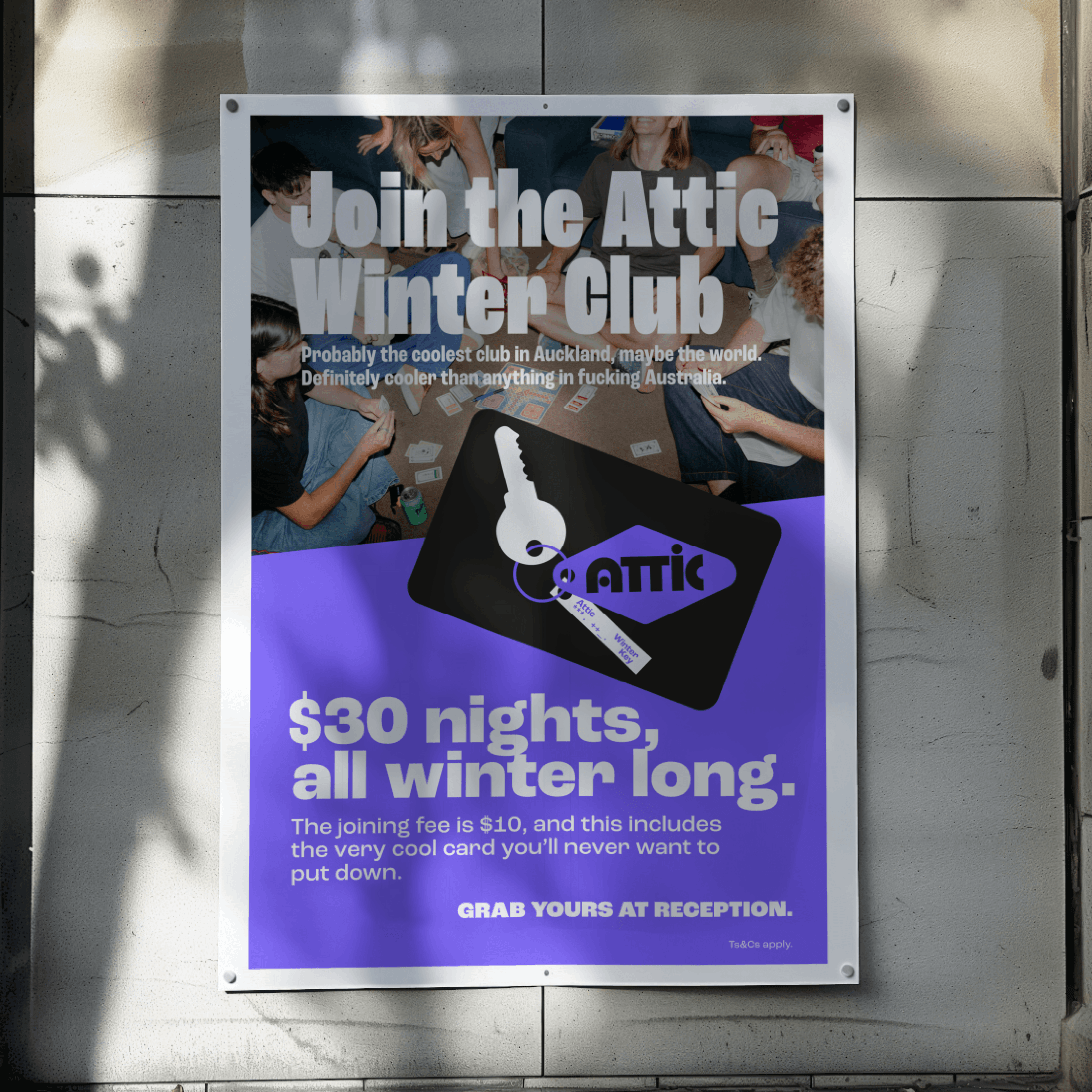 Winter Key Poster Mockup