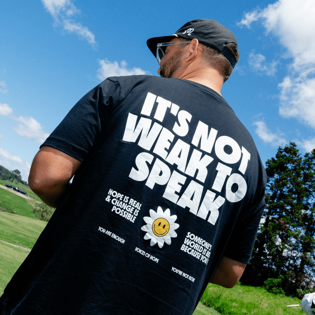It's not weak to speak tshirt design